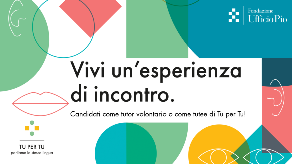 Candidati come tutor o tutee Tu per Tu